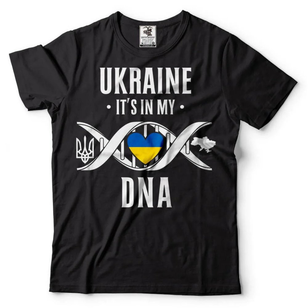 Ukraine T-shirt Ukraine heritage ancestry Trident T-shirt Ukrainian DNA Heritage